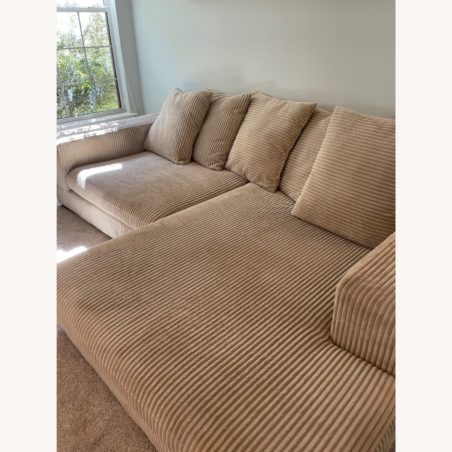 Luxe Home Furniture Natural 2 Piece Sectional - image-2