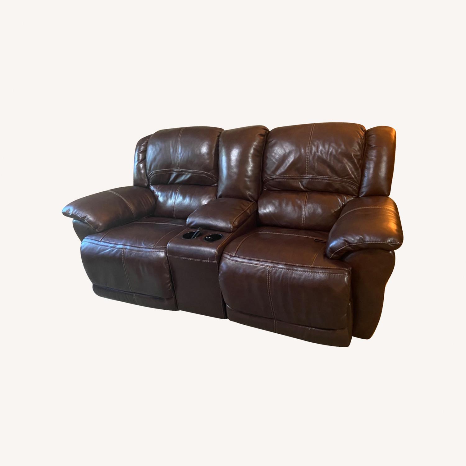 Ashley Furniture Dark Brown 2 Piece Sectional - image-0