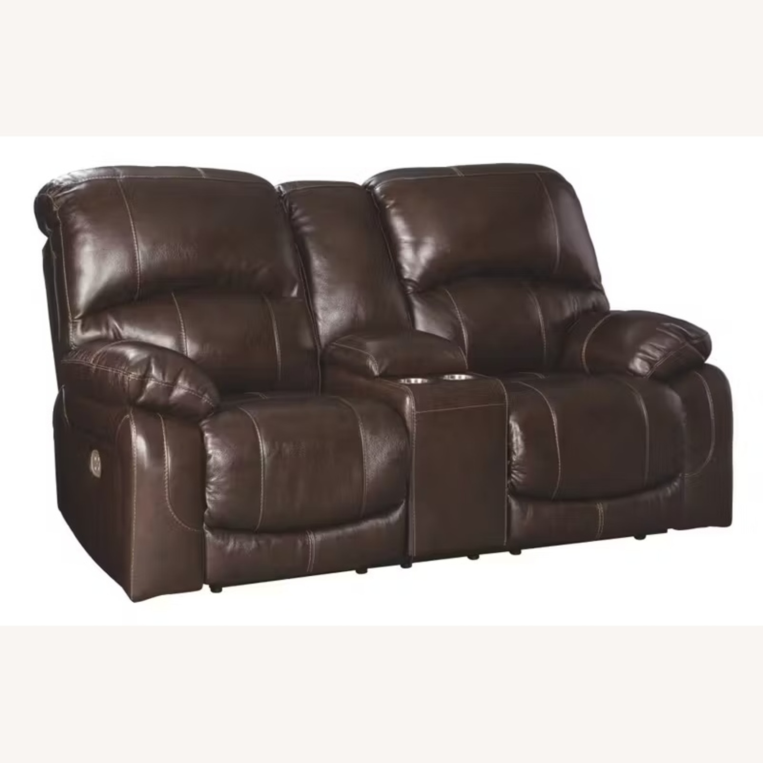 Ashley Furniture Dark Brown 2 Piece Sectional - image-4