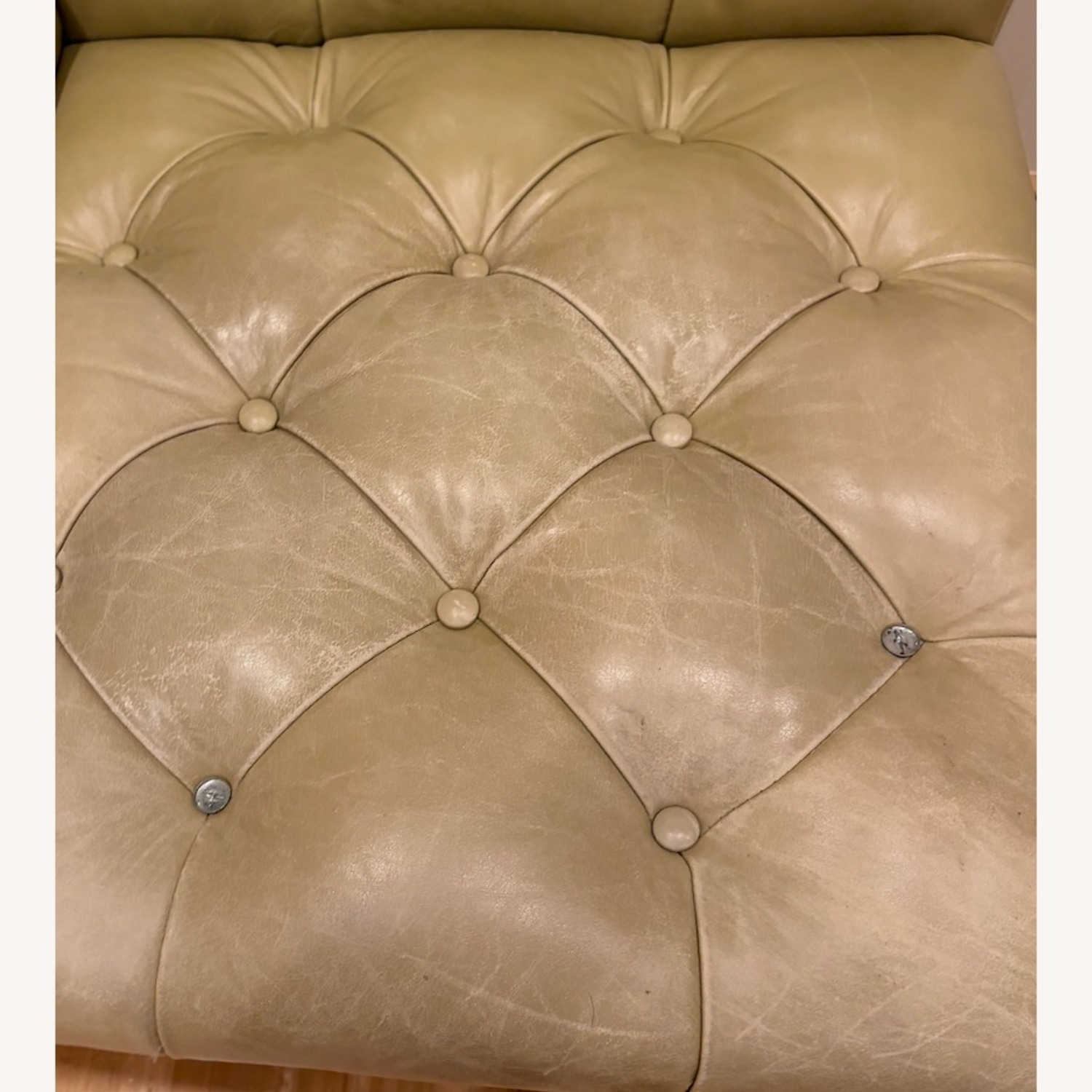 Bernhardt Furniture Green Leather Accent Chairs - image-3