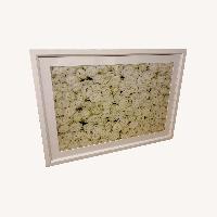 White Roses Art Print with Frame