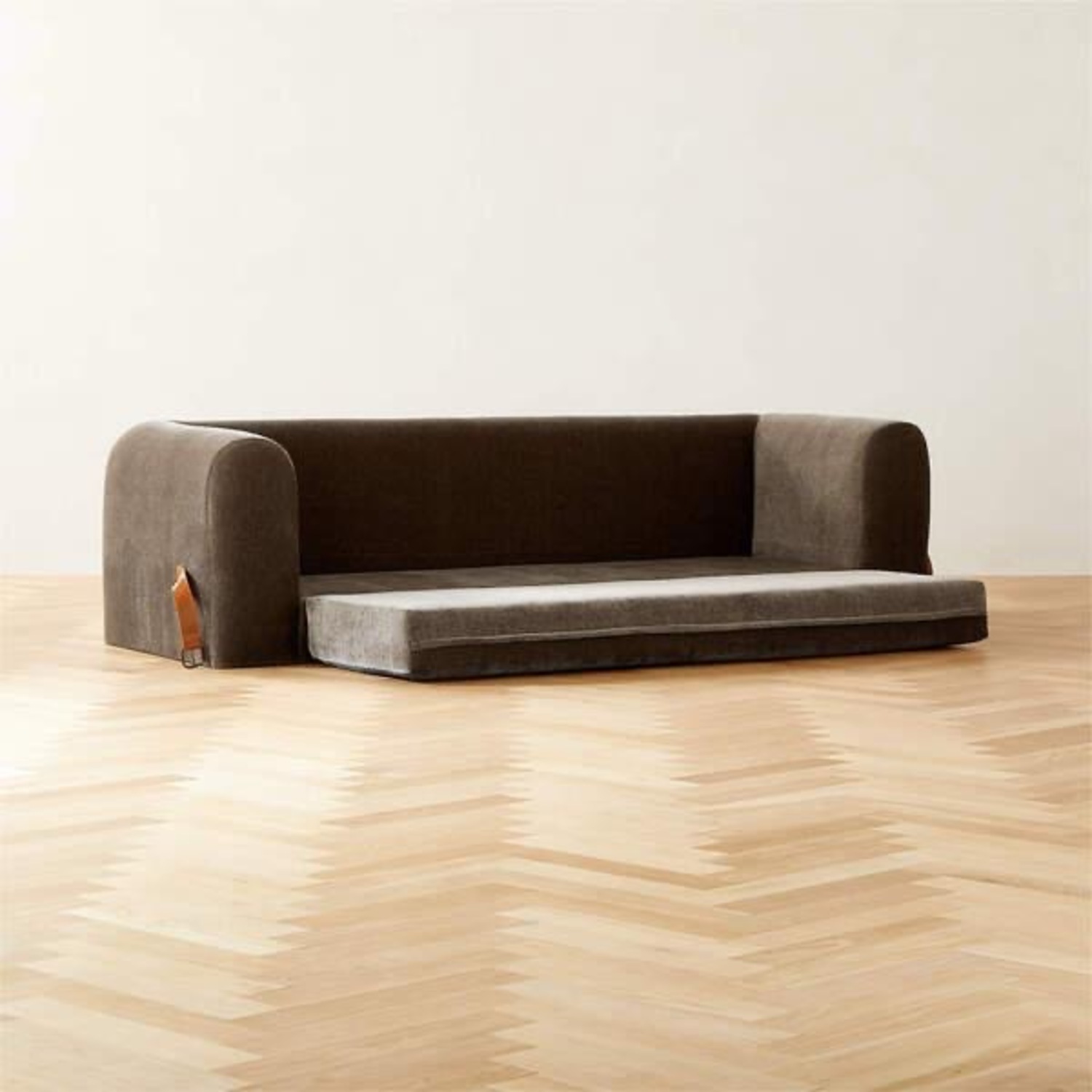 CB2 Alesso Grey Performance Velvet Sleeper Sofa - image-5