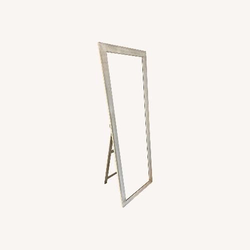 Used Rustic Wood Floor Mirror for sale on AptDeco