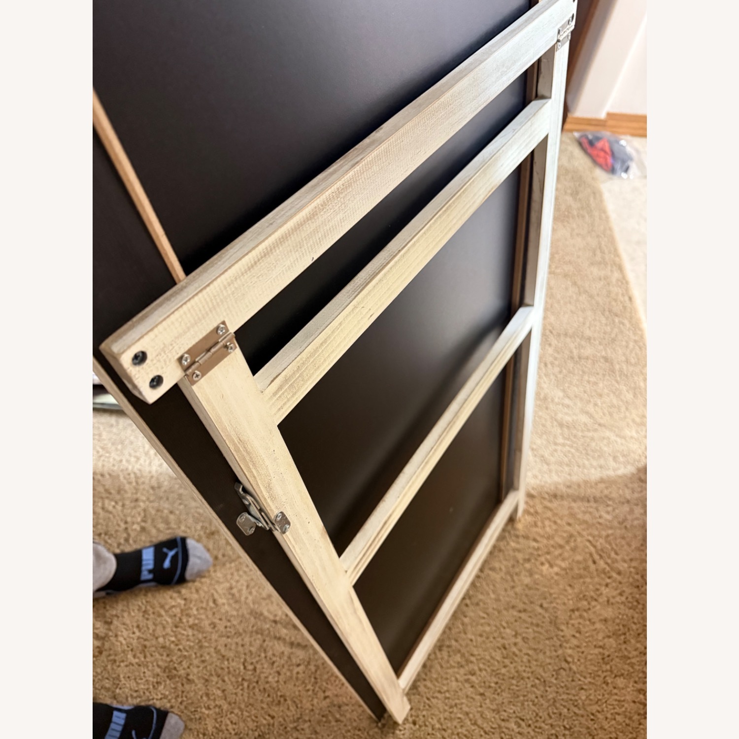 Rustic Wood Floor Mirror - image-4