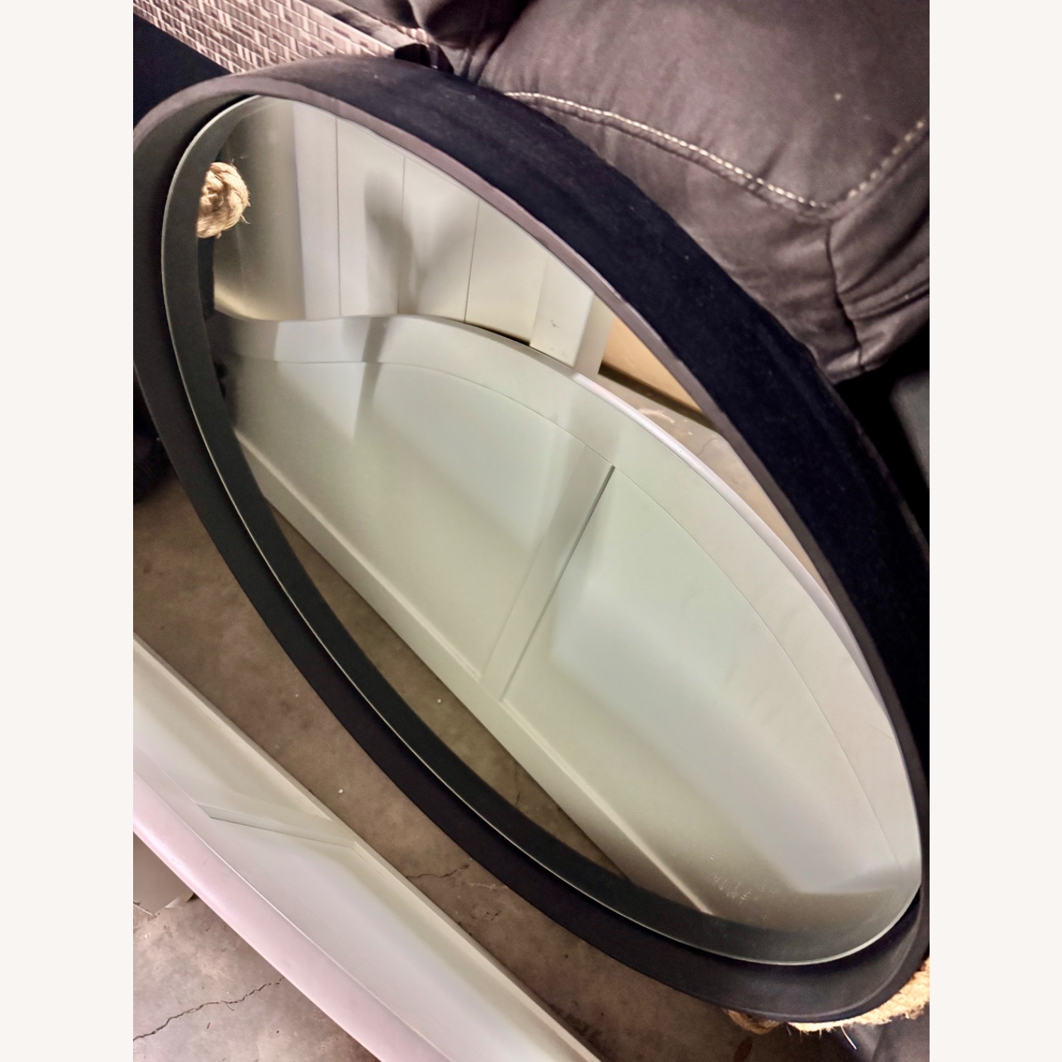 RH Metal & Rope Mirror  - image-2