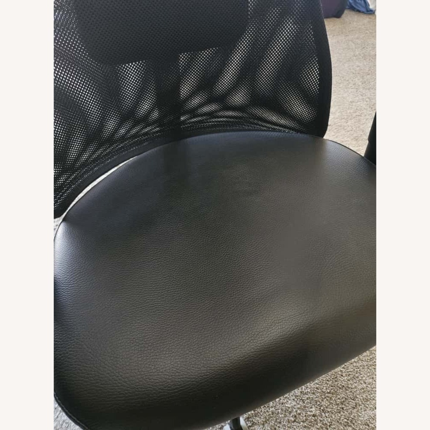 IKEA Järvfjället Black Leather Office Chair - image-7