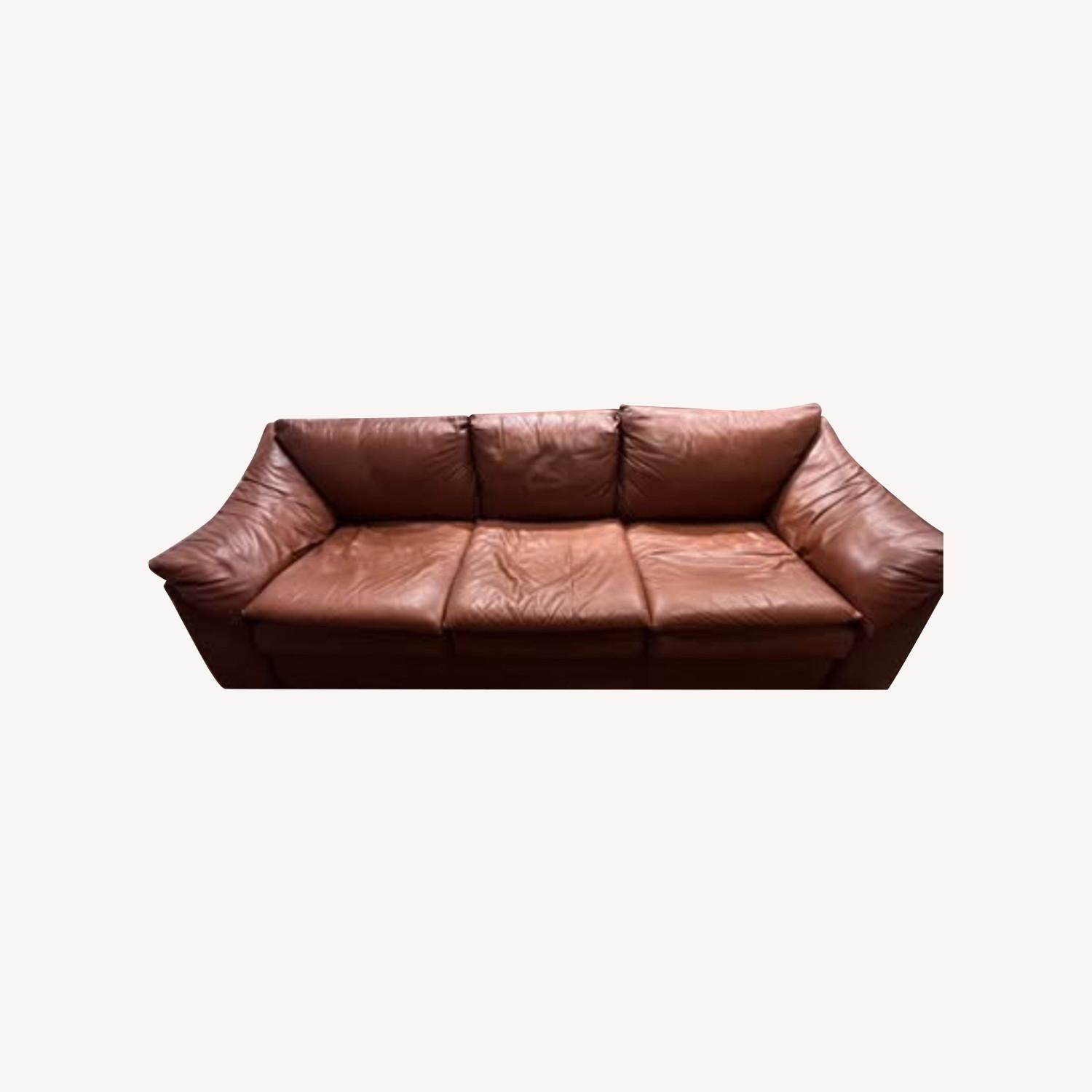 Leather Factory 3 Seat Sofa - image-0
