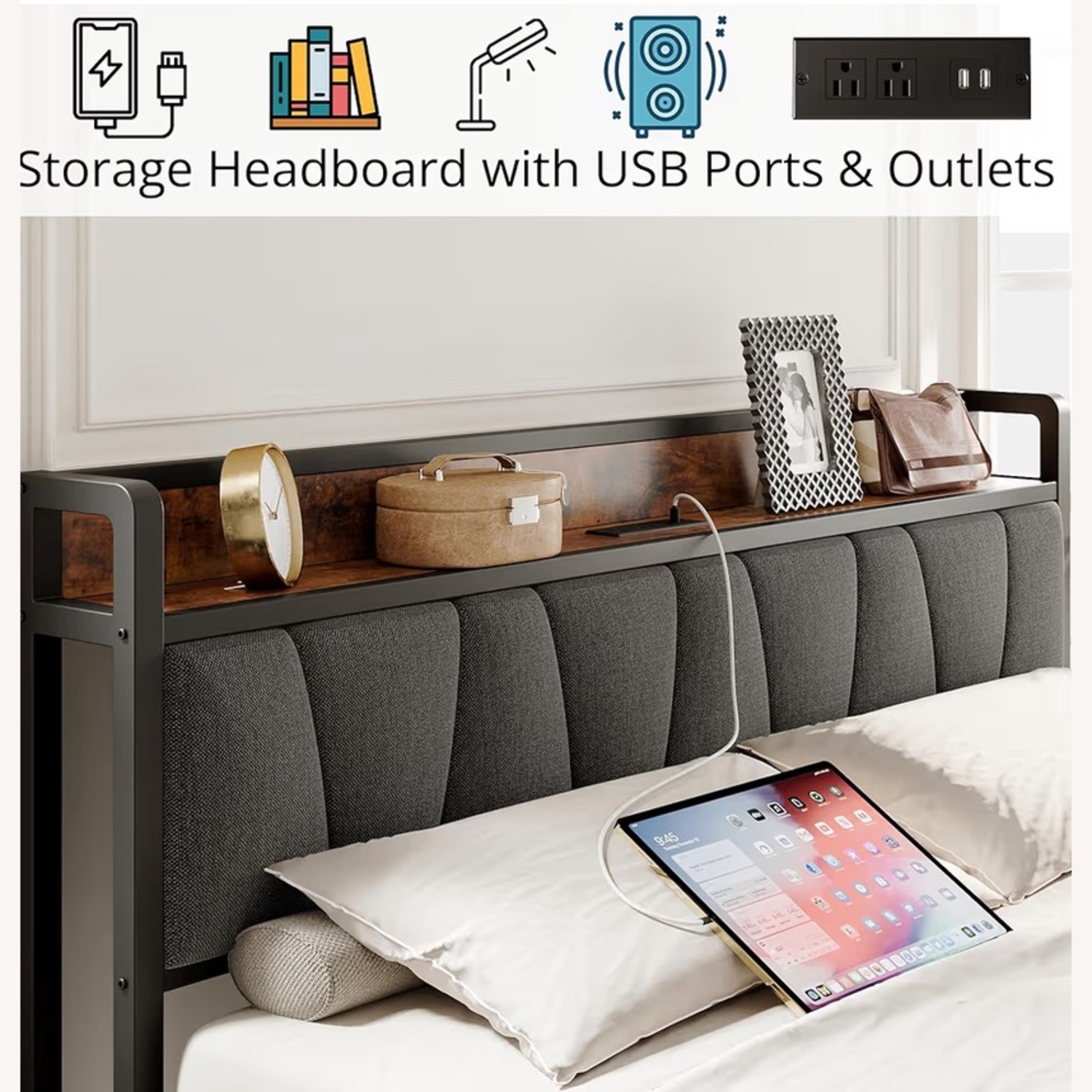 Amazon King Size Bed Frame - image-2