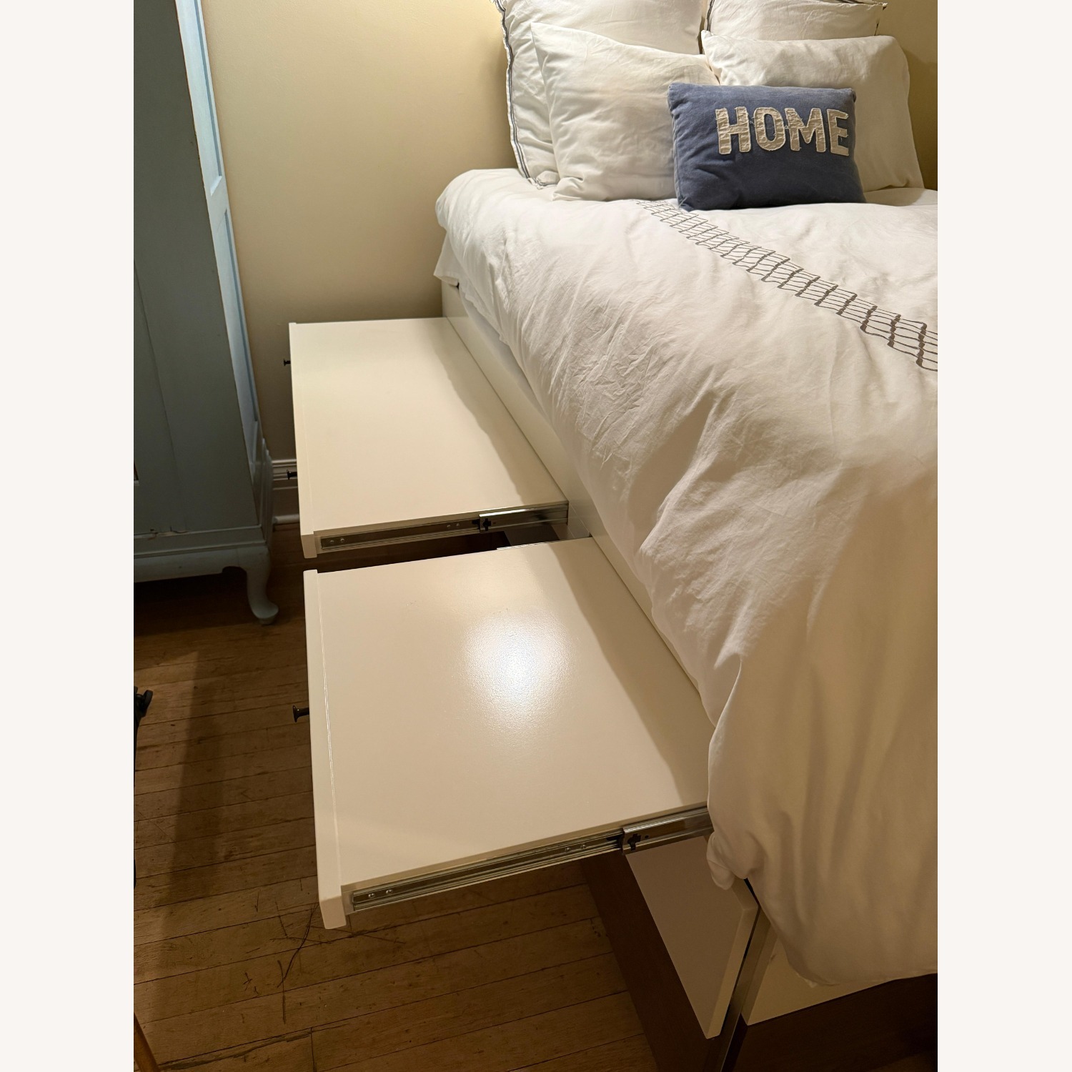 Pottery Barn Bed Frame Full Storage - image-3