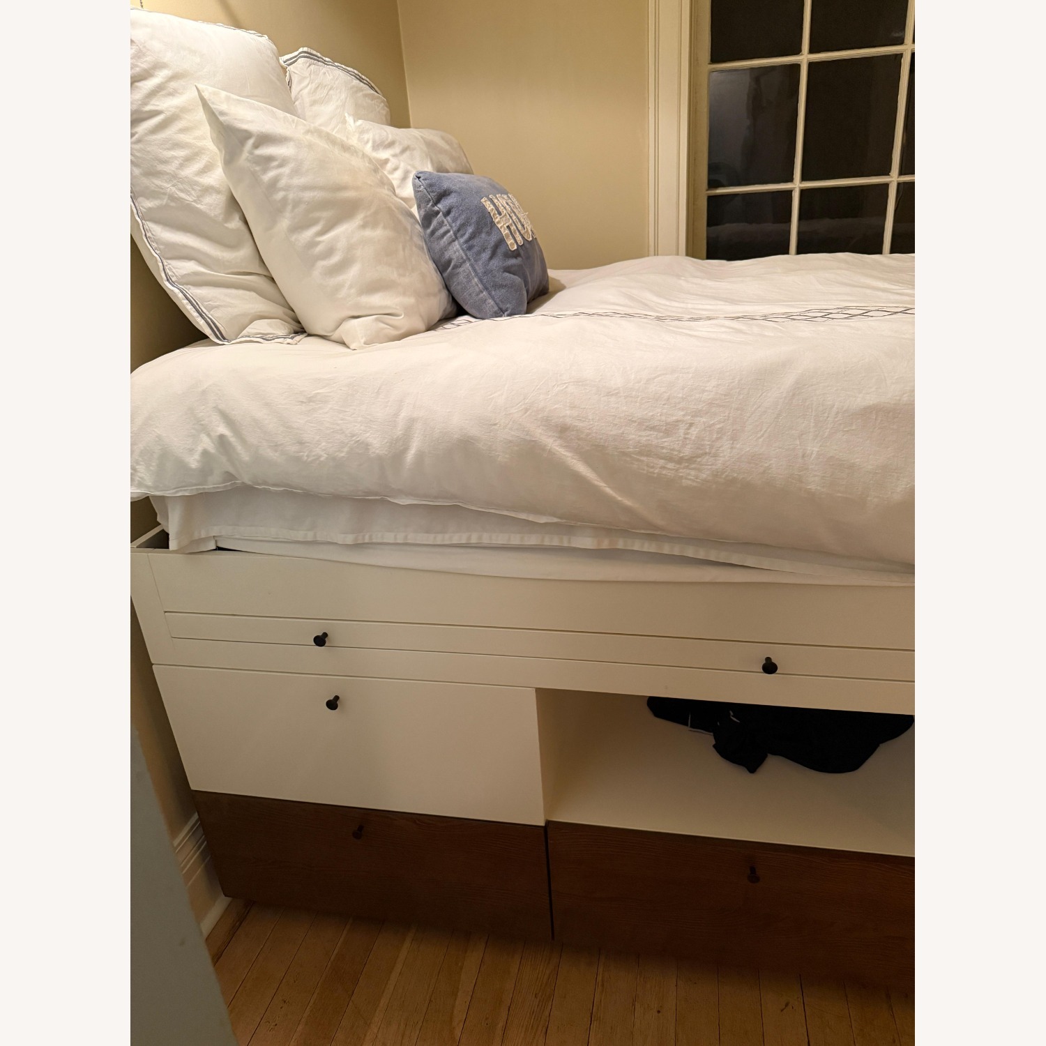 Pottery Barn Bed Frame Full Storage - image-2