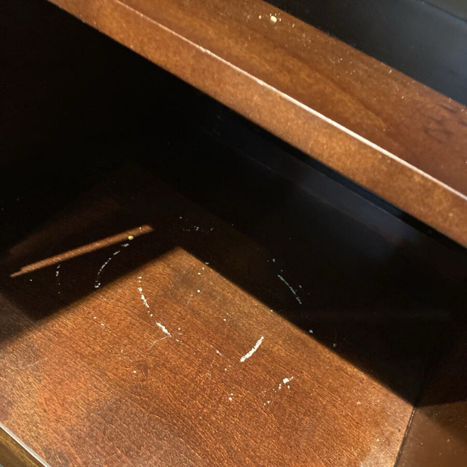 Solid Wood 2-Drawer w Open Shelf Buffet - image-8