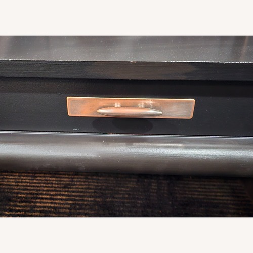 Used MCM Willett Low Wood Table 72x16x14  for sale on AptDeco