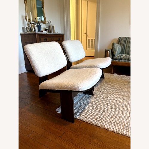 Used White Boucle Accent Chairs for sale on AptDeco