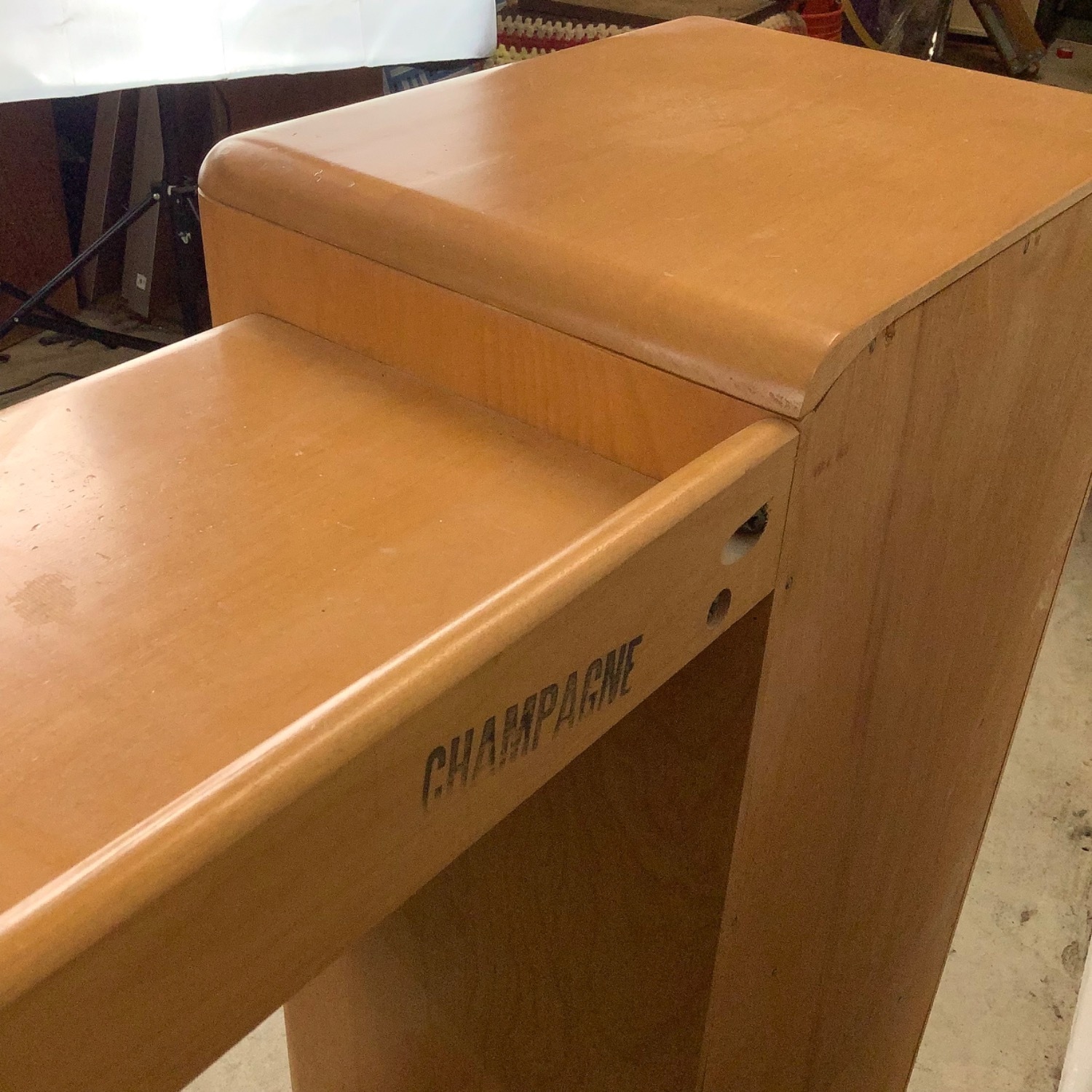 Heywood Wakefield Headboard W Nightstands - image-18