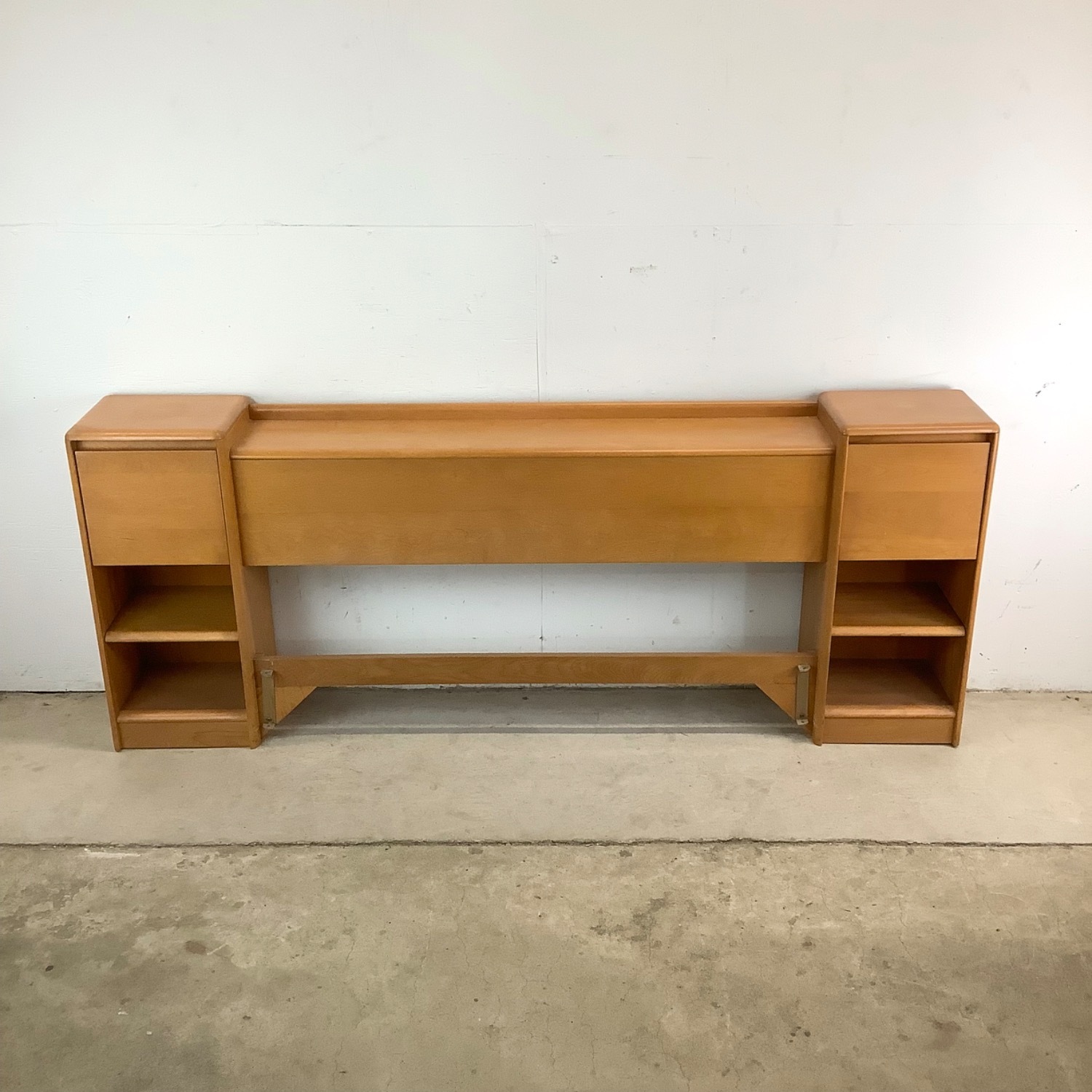 Heywood Wakefield Headboard W Nightstands - image-3