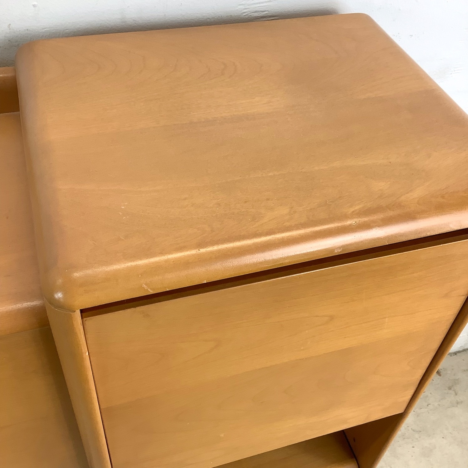 Heywood Wakefield Headboard W Nightstands - image-8