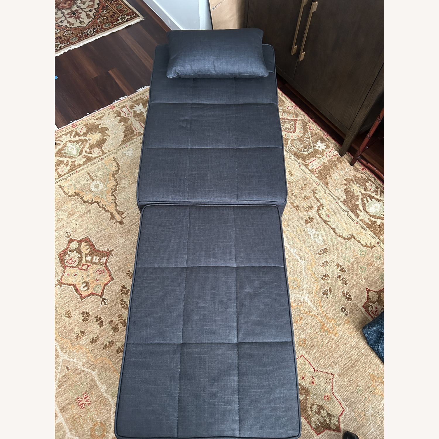 Wayfair Dark Gray Fabric Twin Bed - image-2