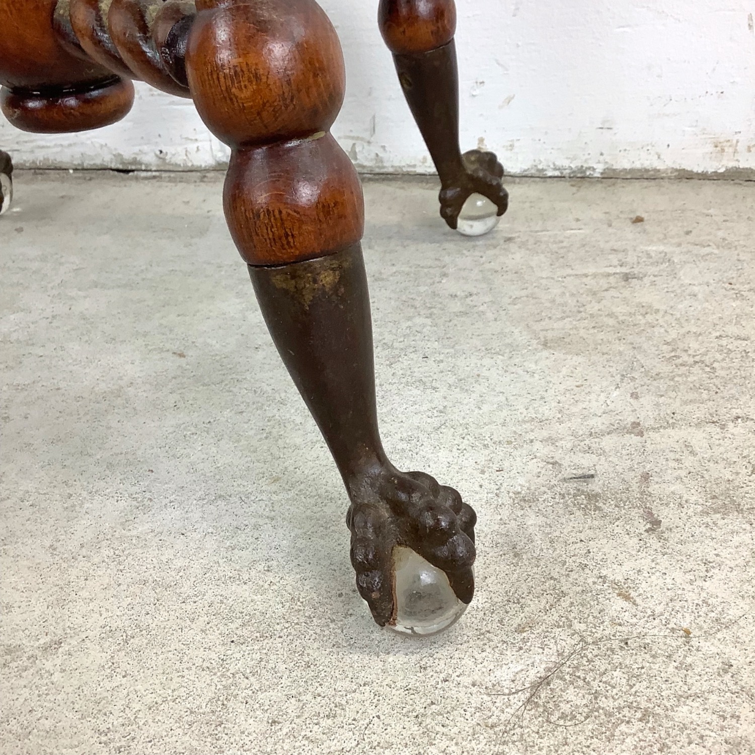 Antique Victorian Swivel Piano Stool - image-9