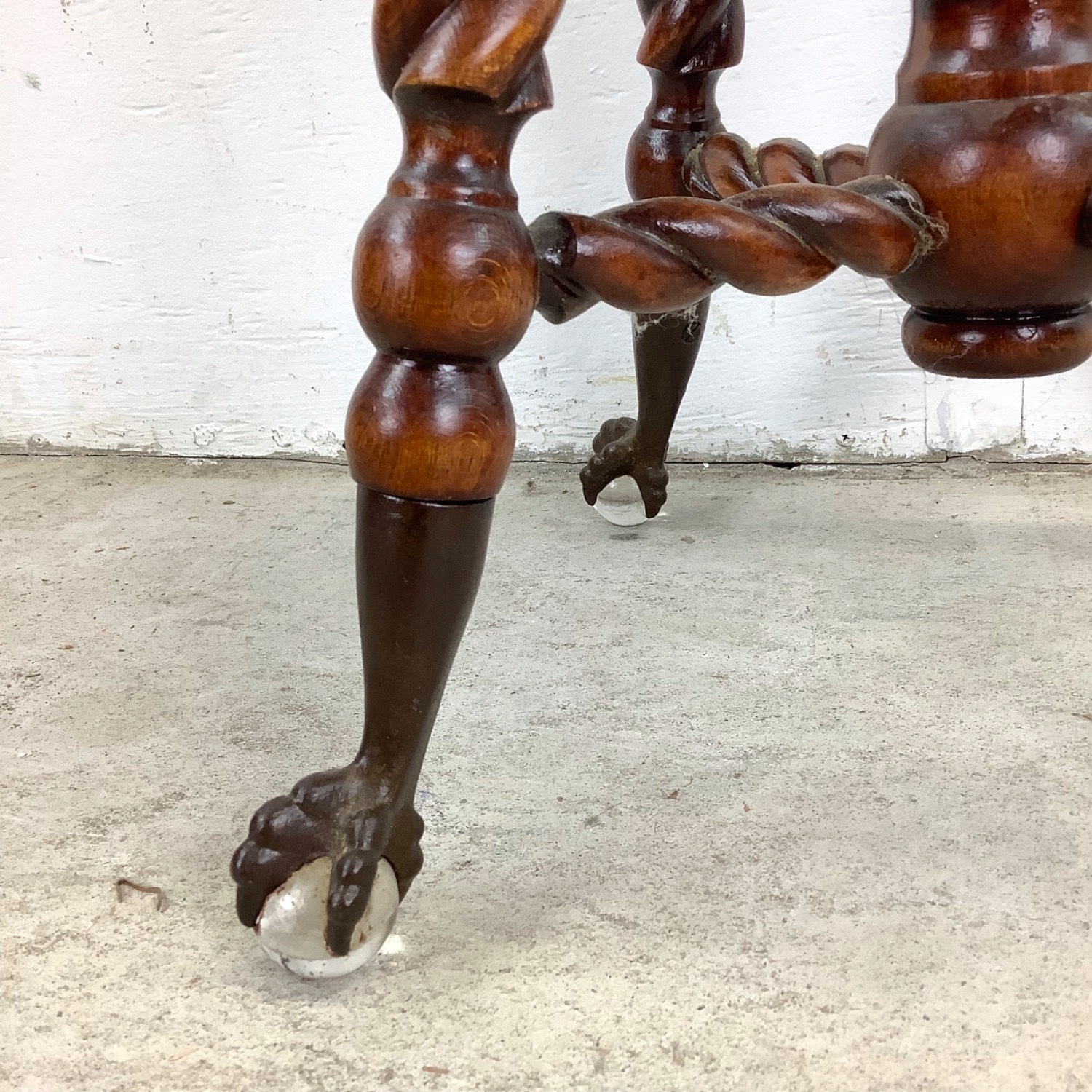 Antique Victorian Swivel Piano Stool - image-8