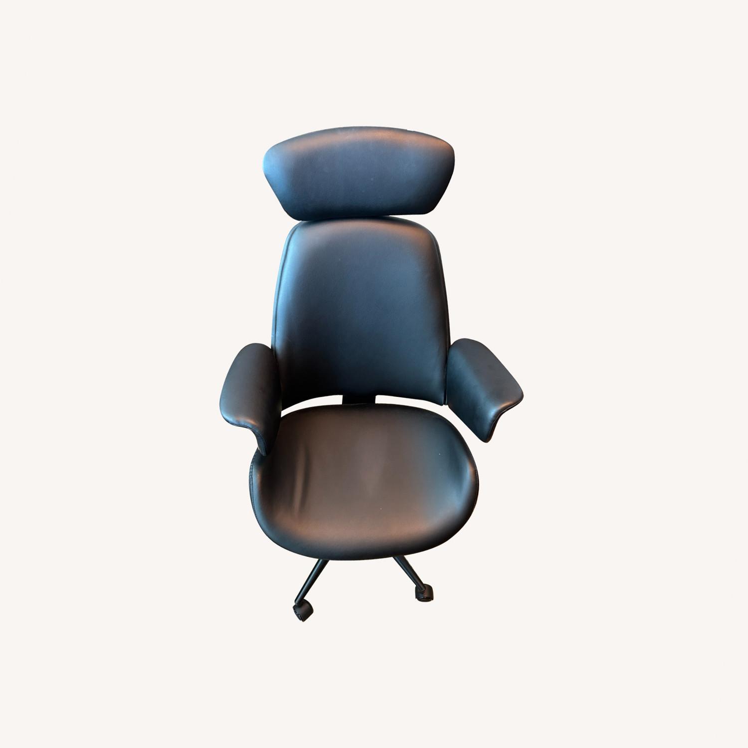 Napa Leather Executive Office Chair - image-0