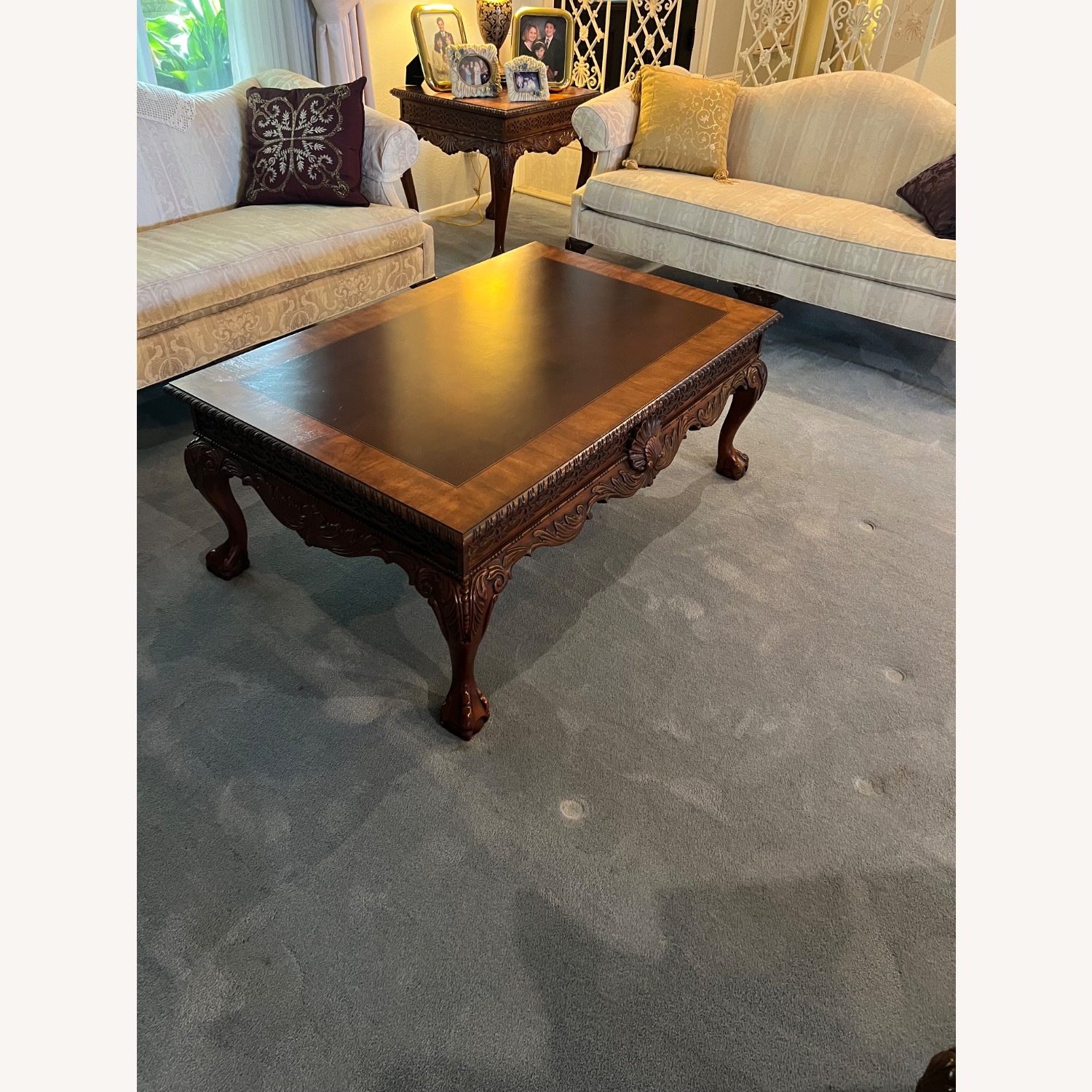 Stunning Mahogany Coffee Table - image-1