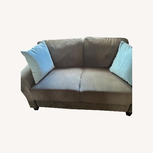 Used Dark Gray Loveseat for sale on AptDeco