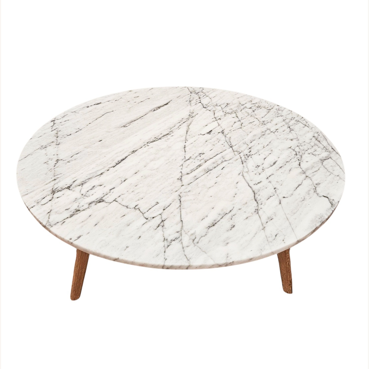Article Mara 31.5" Marble Coffee Table - Oak - image-2