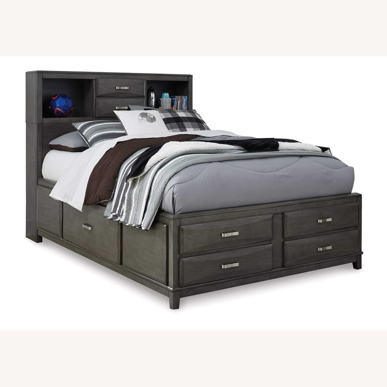 Caitbrook Full Storage Bed with 7 Drawers - image-4