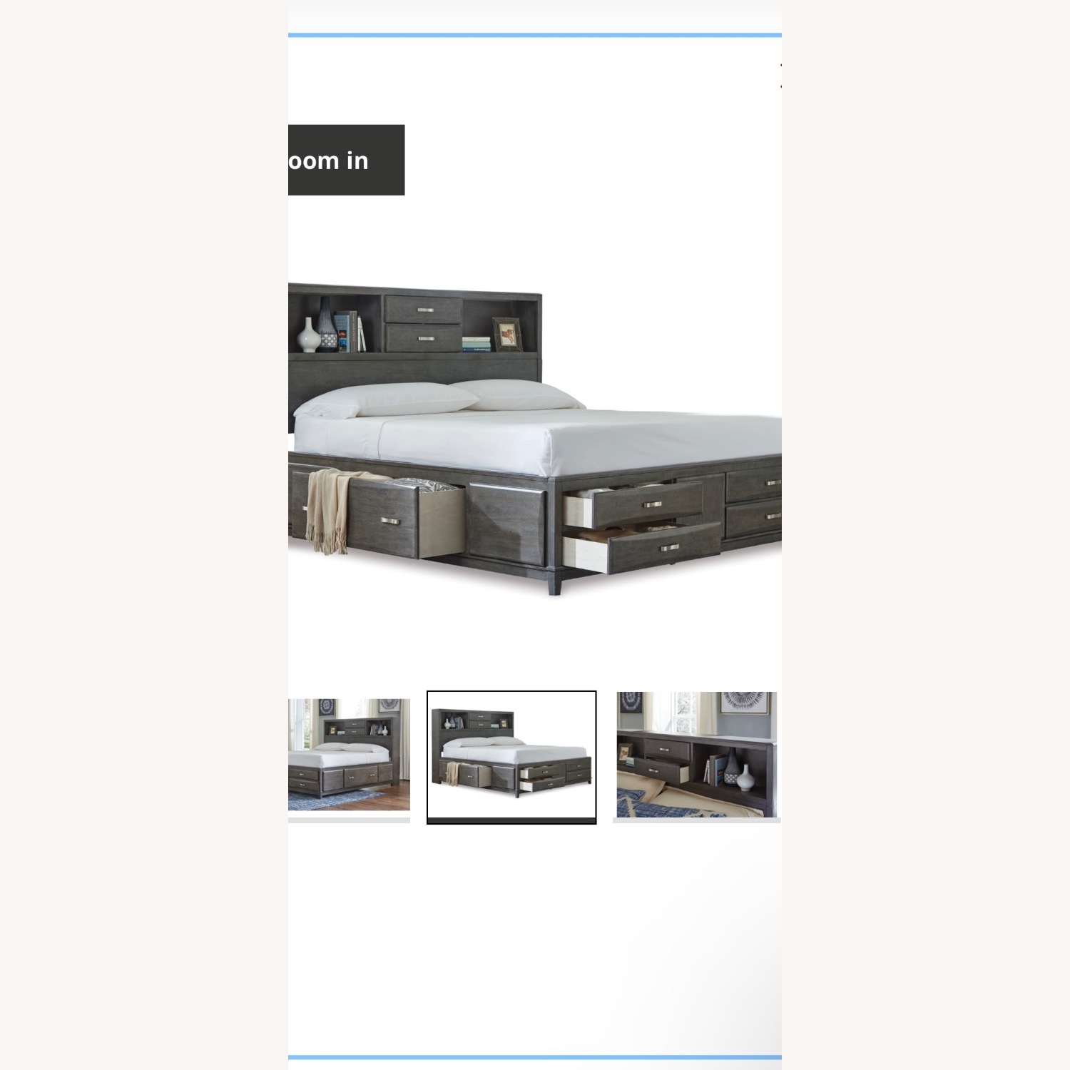 Caitbrook Full Storage Bed with 7 Drawers - image-3