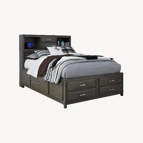 Used Caitbrook Full Storage Bed with 7 Drawers for sale on AptDeco
