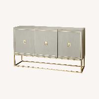 Harper Gray and Gold Console