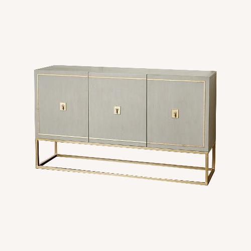Used Harper Gray and Gold Console for sale on AptDeco
