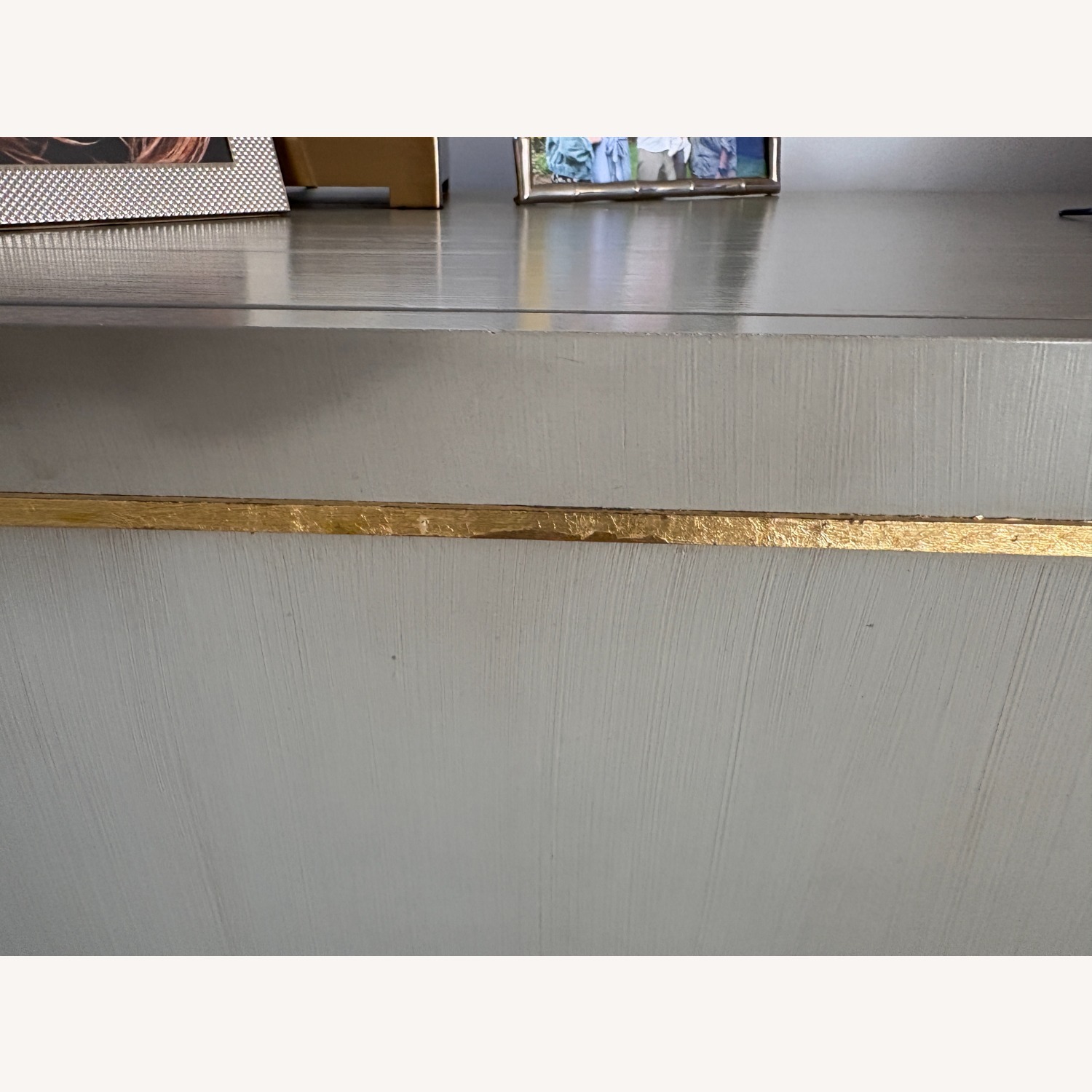 Harper Gray and Gold Console - image-12