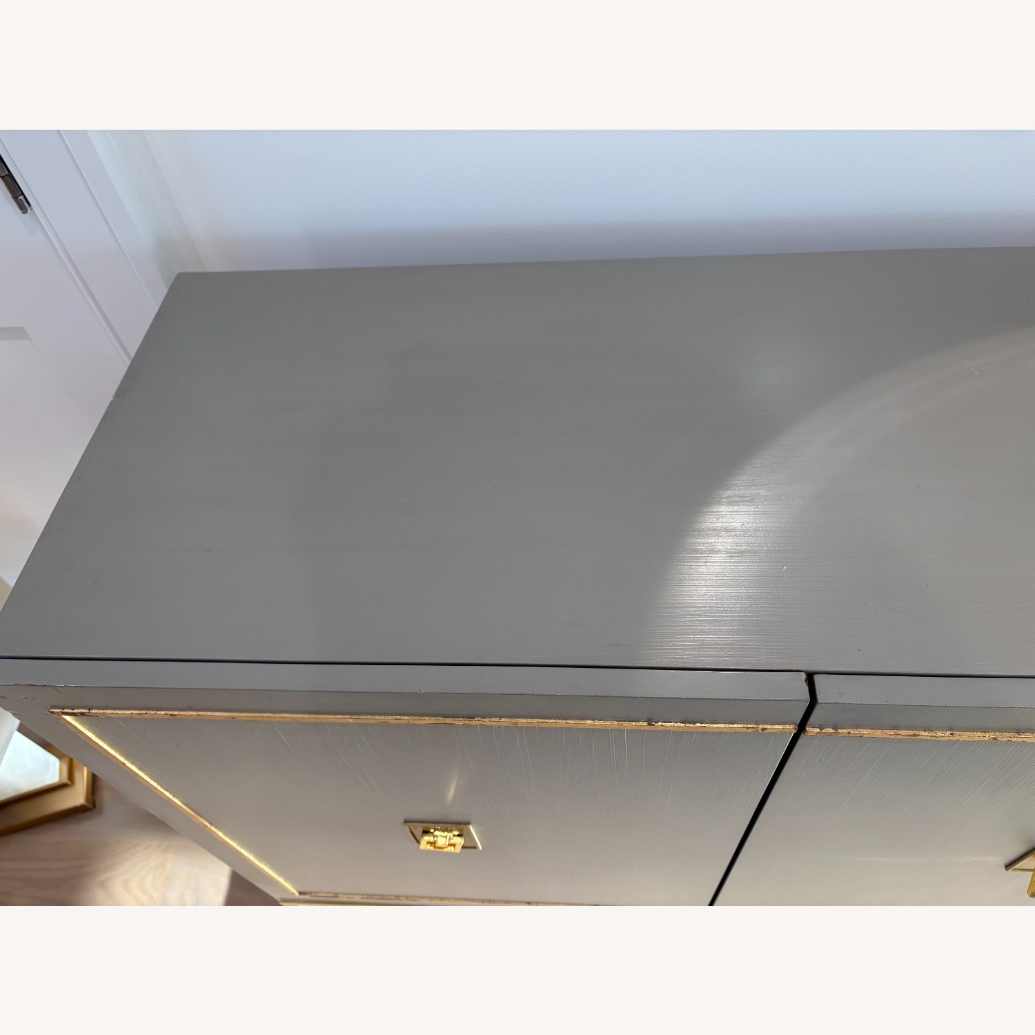 Harper Gray and Gold Console - image-4