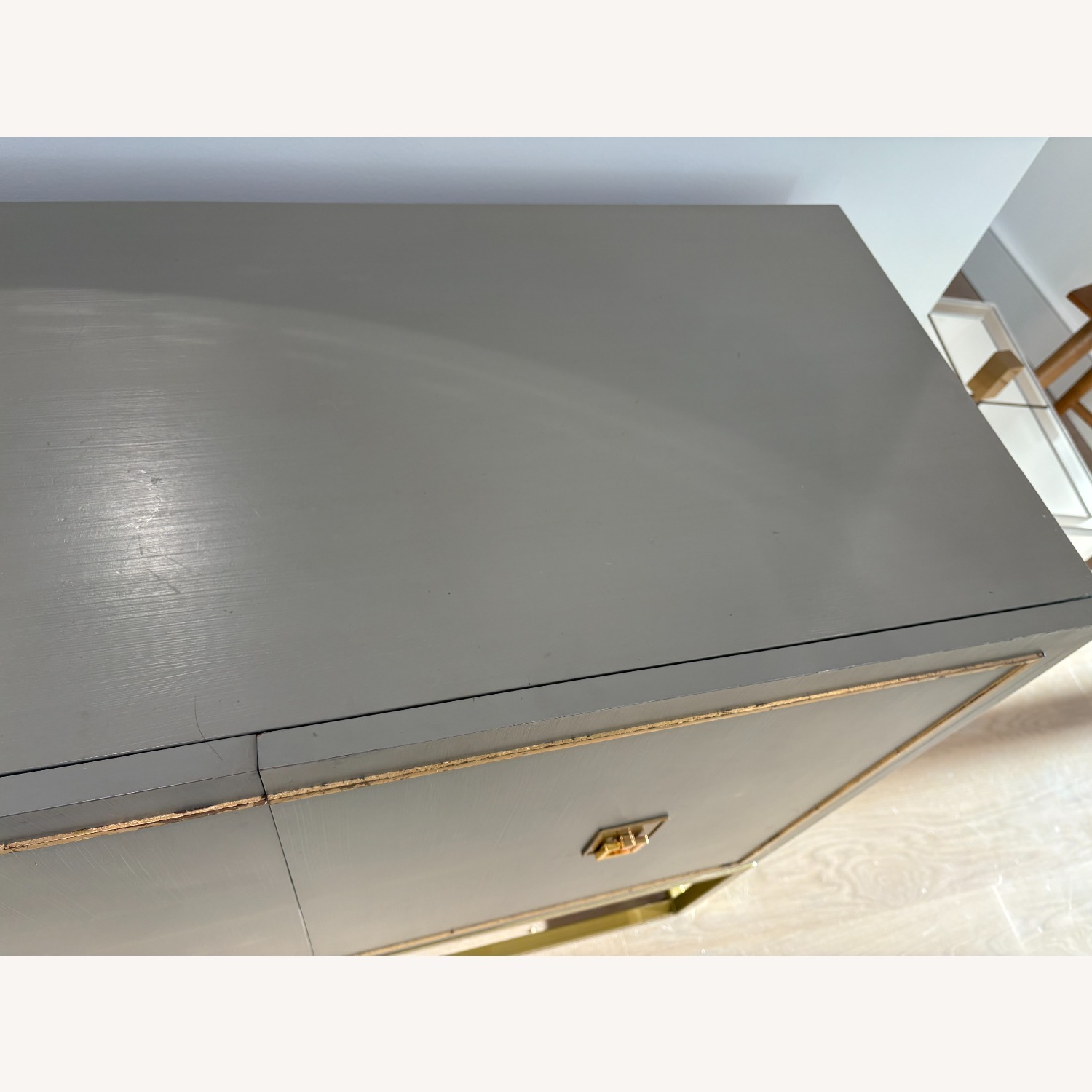 Harper Gray and Gold Console - image-3