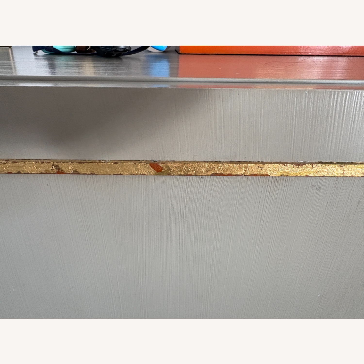 Harper Gray and Gold Console - image-11