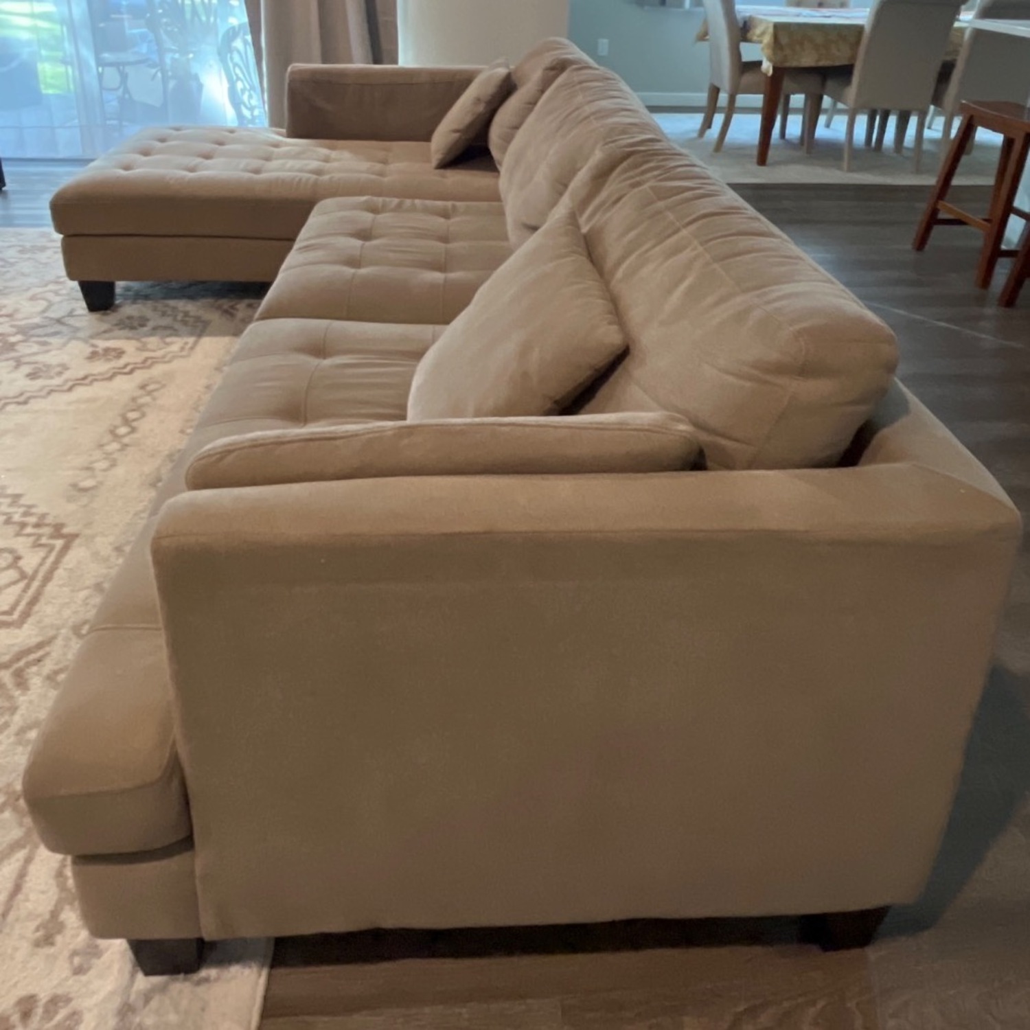 Light Brown Sofa Sectional  - image-1