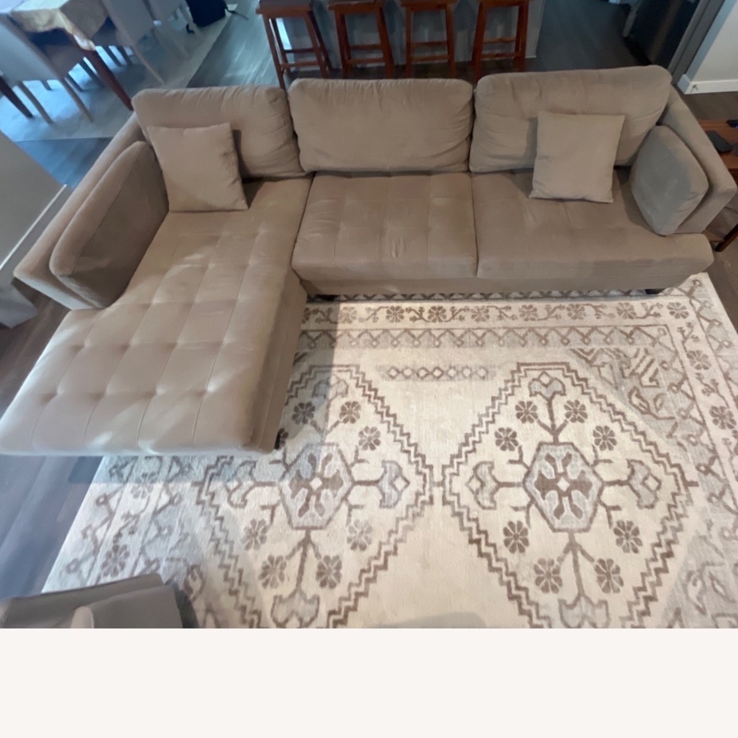 Light Brown Sofa Sectional  - image-2