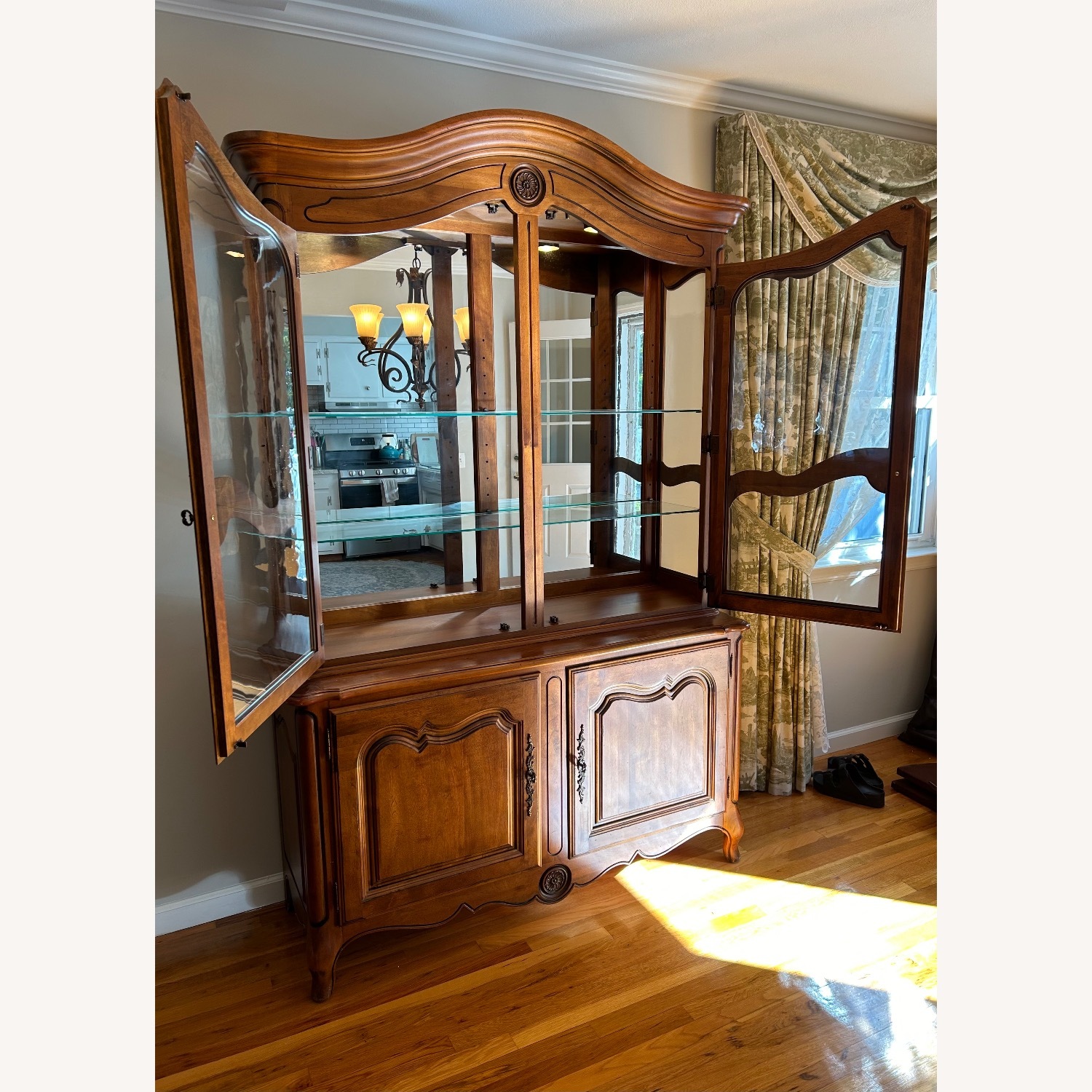 Ethan Allen Legacy Light Brown Wood Sideboard - image-1