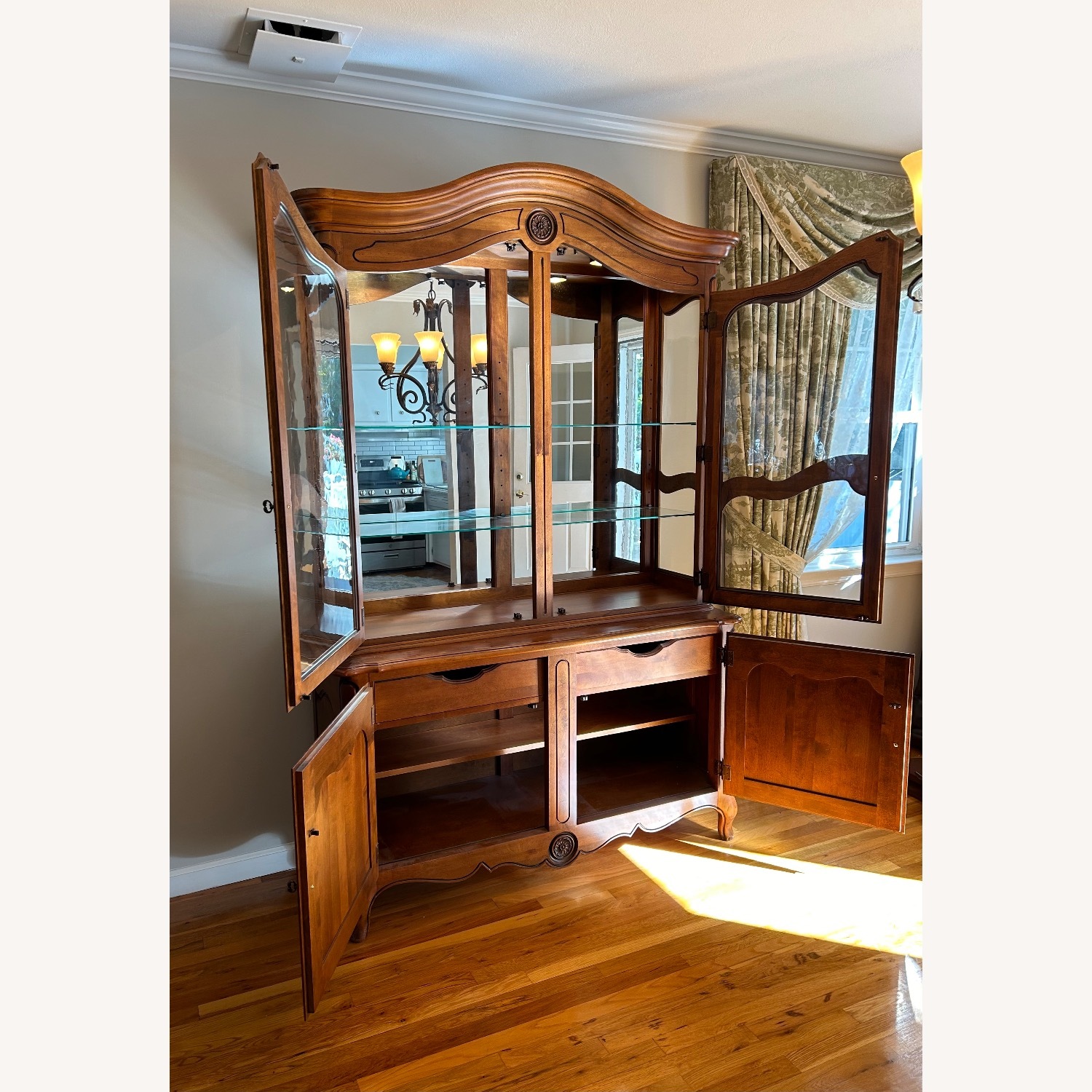 Ethan Allen Legacy Light Brown Wood Sideboard - image-4