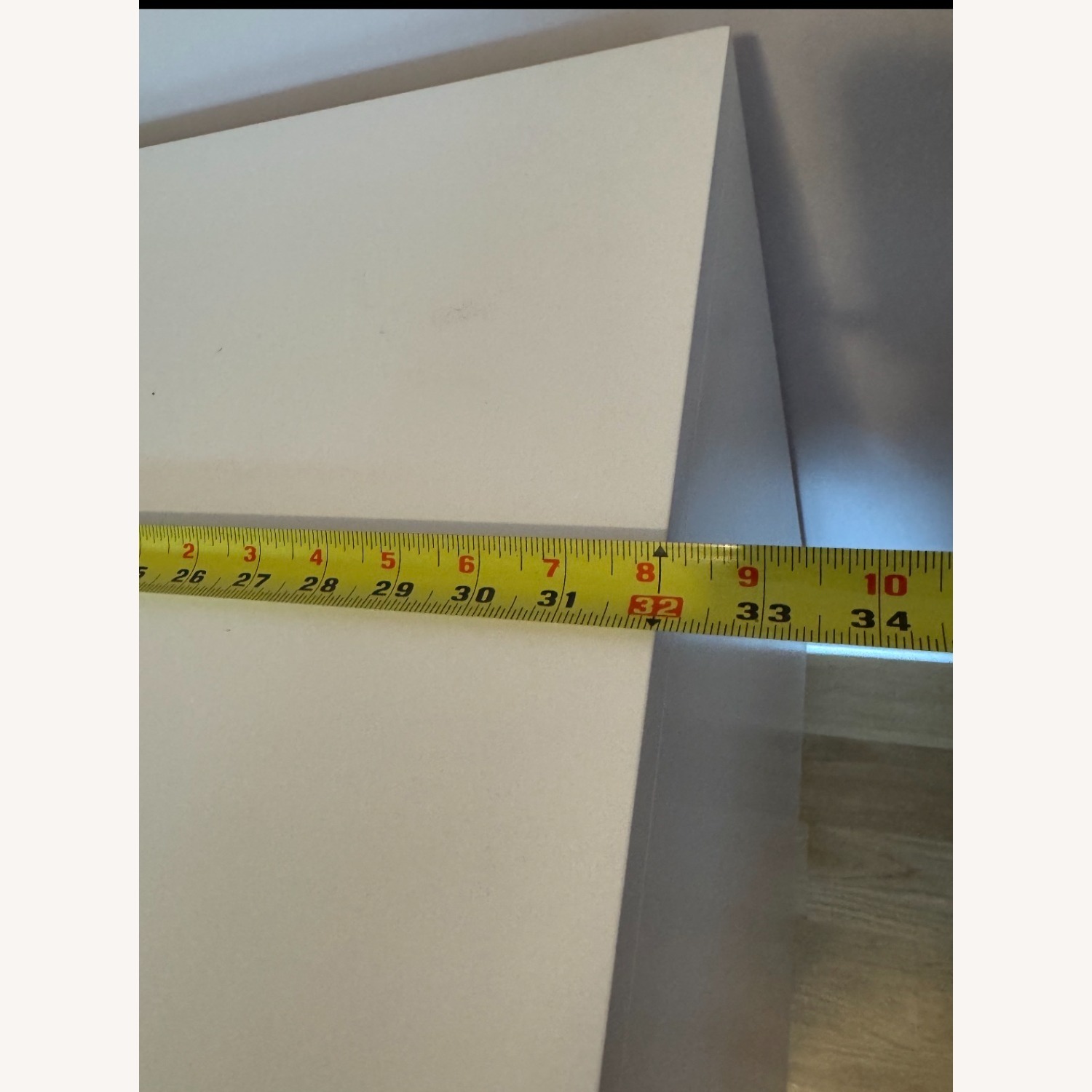 West Elm Gemini 3 -Drawer White Dresser  - image-4