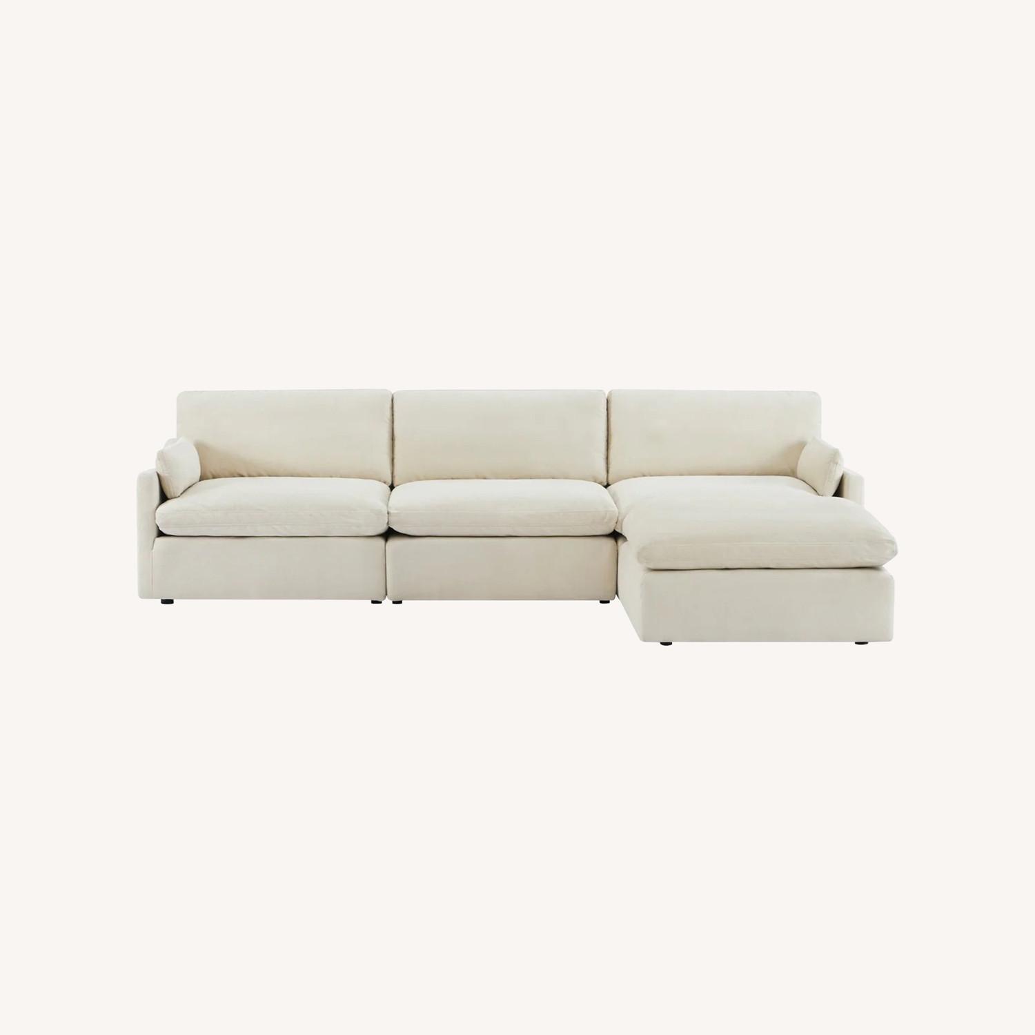 Kenna Modular 4 Seat Sofa-Chaise Sectional - image-0