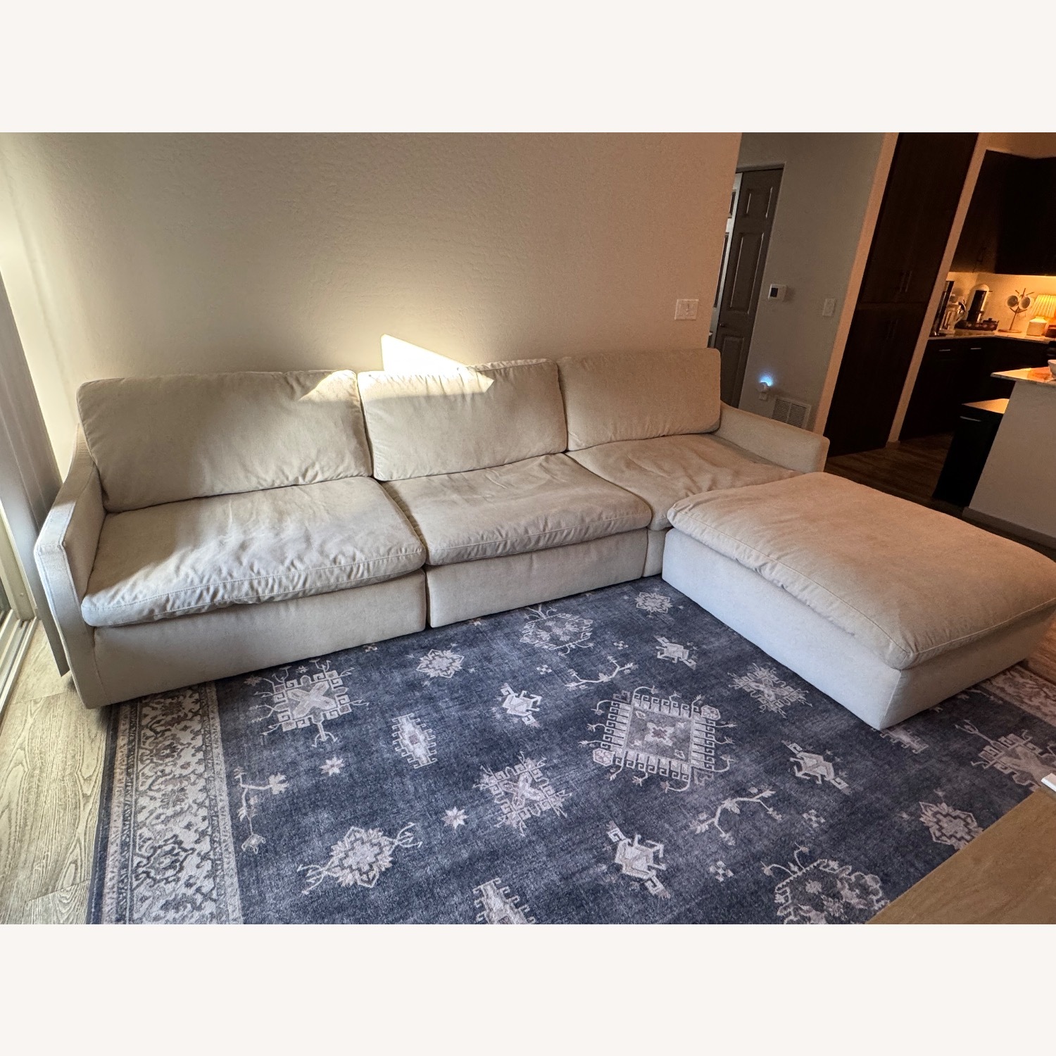 Kenna Modular 4 Seat Sofa-Chaise Sectional - image-1