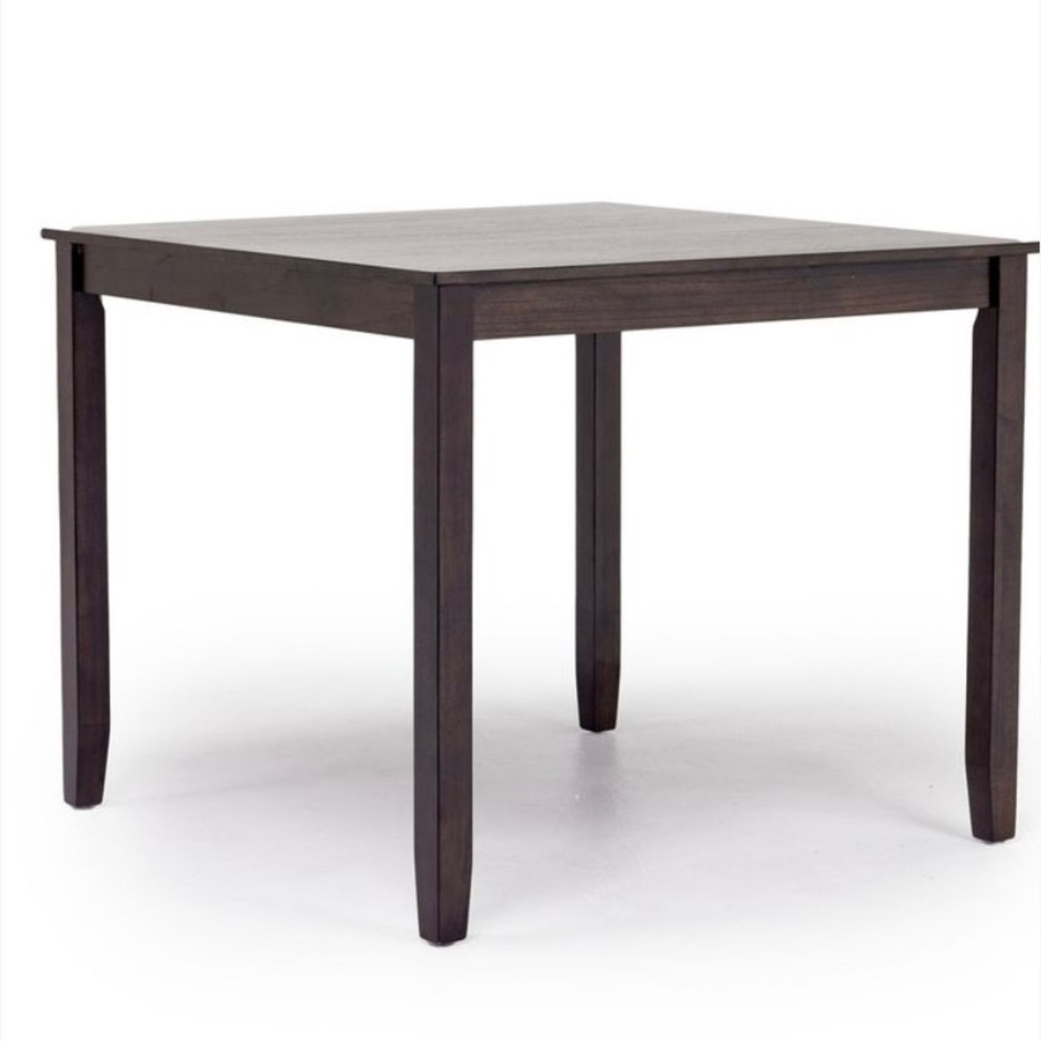 Mor Dark Brown Wood Dining Set with 4 Bar Stools - image-1