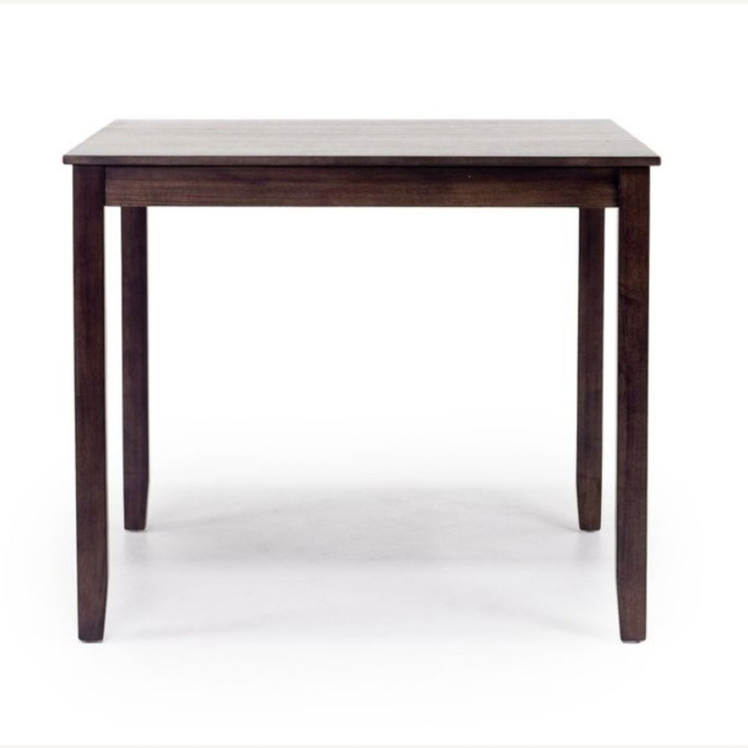 Mor Dark Brown Wood Dining Set with 4 Bar Stools - image-2