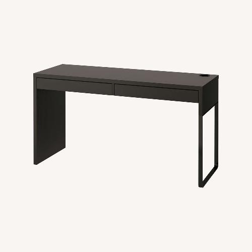 Used IKEA MICKE Desk Black-Brown for sale on AptDeco