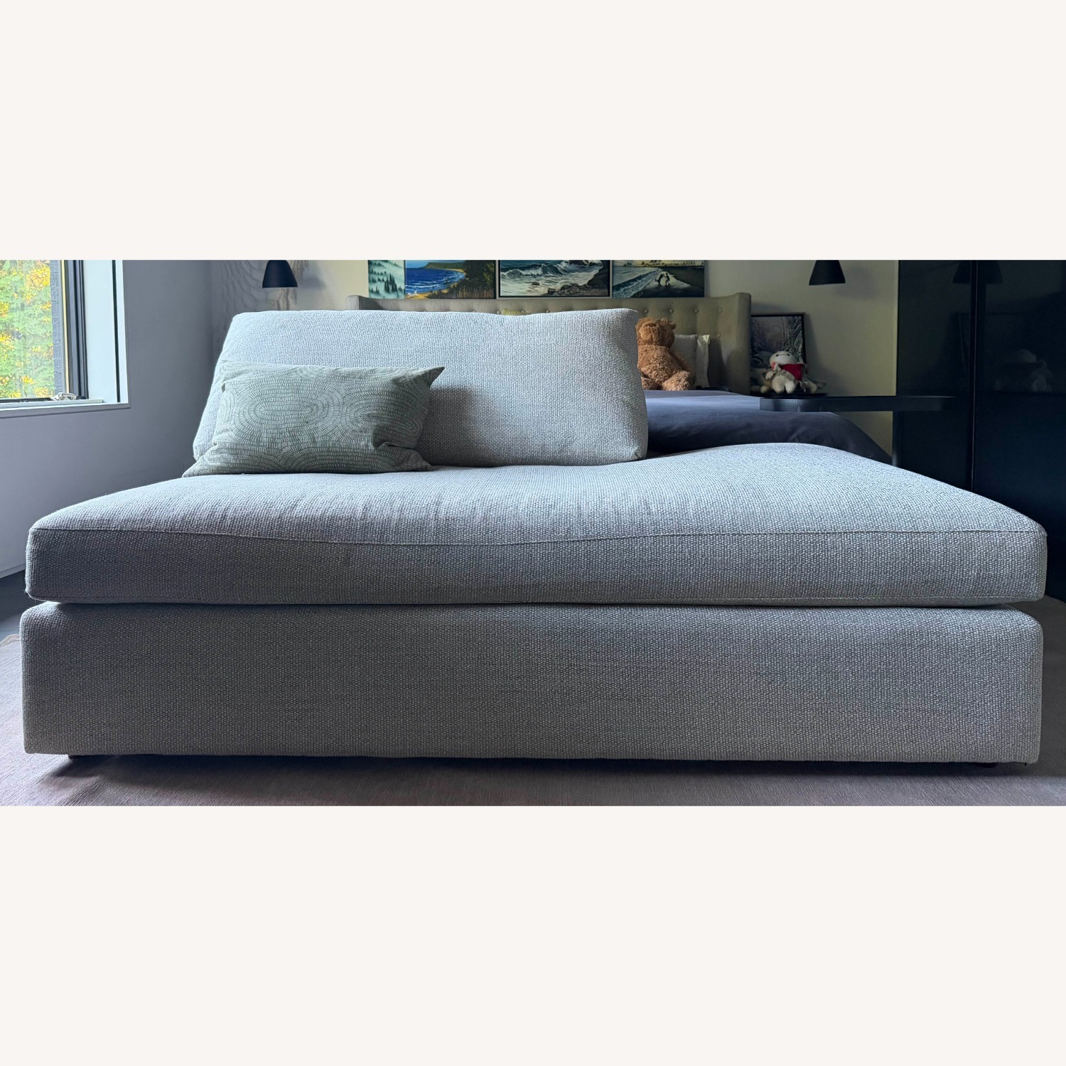 Crate & Barrel Lounge II Right-Arm Bumper - image-5