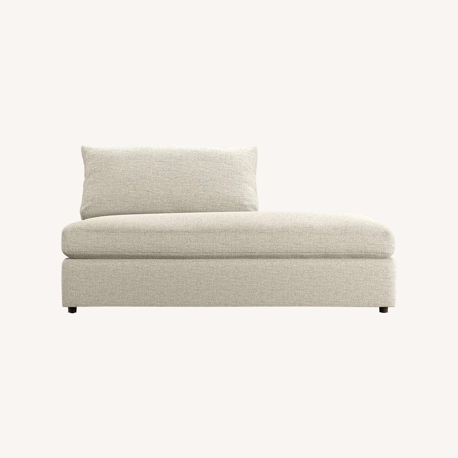 Crate & Barrel Lounge II Right-Arm Bumper - image-0