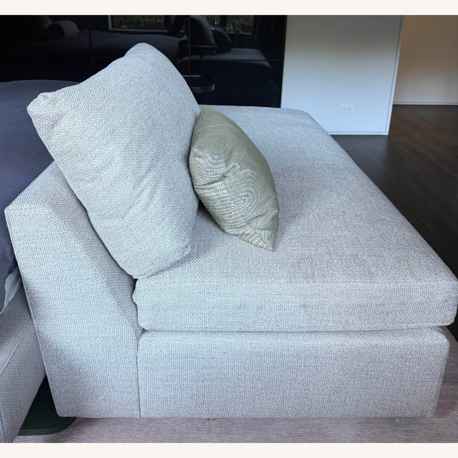 Crate & Barrel Lounge II Right-Arm Bumper - image-3