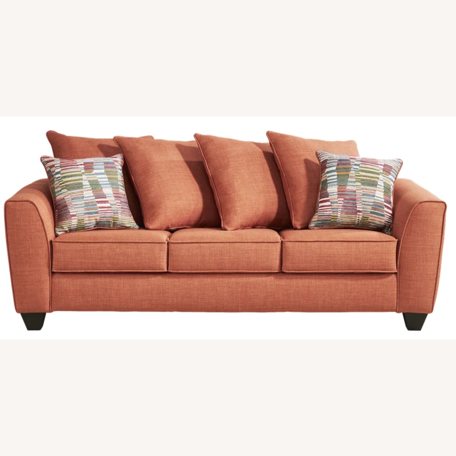 Rooms To Go Primwell Orange 3+ Seater Sofa - image-5